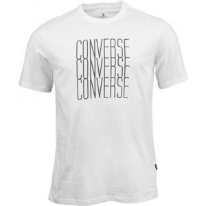 Converse LOGO REMIX TEE fehér M - Férfi póló