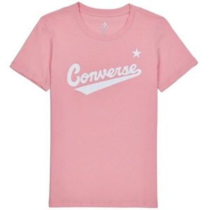 Converse WOMENS NOVA CENTER FRONT LOGO TEE világos rózsaszín L - Női póló
