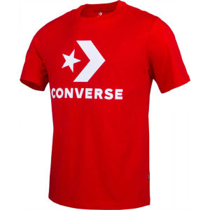 Converse STAR CHEVRON TEE piros S - Férfi póló