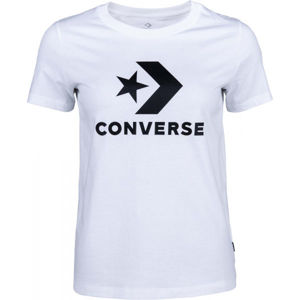 Converse STAR CHEVRON TEE Női póló, fehér, méret XS
