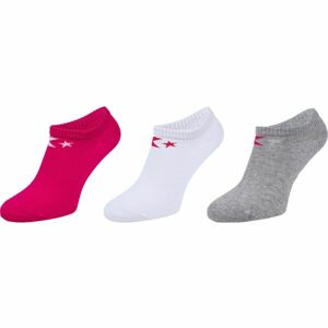 Converse BASIC WOMEN LOW CUT 3PP Női zokni, rózsaszín, méret 35-38