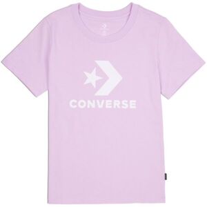 Converse STAR CHEVRON TEE Női póló, rózsaszín, méret S