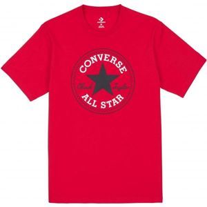Converse CHUCK PATCH TEE piros XL - Férfi póló