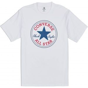 Converse CHUCK PATCH TEE Férfi póló, fehér, méret XL
