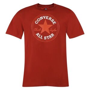 Converse CHUCK TAYLOR PATCH GRAPHIC TEE Férfi póló, piros, veľkosť L