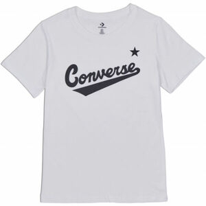 Converse SCRIPTED WORDMARK TEE Női póló, fehér, veľkosť M