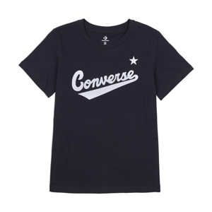 Converse SCRIPTED WORDMARK TEE Női póló, fekete, méret