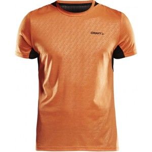Craft BREAK SS TEE ONE narancssárga M - Férfi funkcionális póló