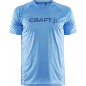 Craft CORE ESSENCE LOGO TEE M Férfi funkcionális póló, kék, méret