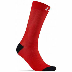 Craft ENDURE BIKE Funkcionális kerékpáros zokni, piros, méret 37-39