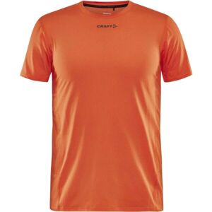 Craft ADV ESSENCE SS TEE M Férfi funkcionális póló, narancssárga, méret