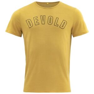 Devold UTLADALEN MERINO 130 Férfi póló, sárga, méret