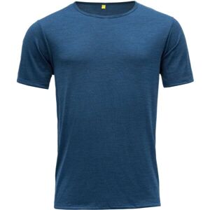 Devold SULA MAN TEE Férfi póló, kék, veľkosť XXL