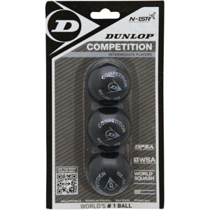 Dunlop COMP 3BBL Squash labda, fekete, méret