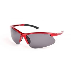Finmark FNKX1821 Sportos napszemüveg polarizált lencsével, piros, méret os