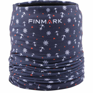 Finmark FSW-127 Gyerek multifunkciós kendő, sötétkék,Mix, méret