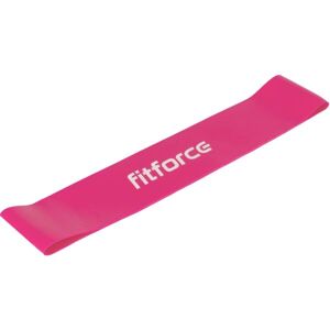 Fitforce EXELOOP MEDIUM Erősítő gumiszalag, rózsaszín, méret os