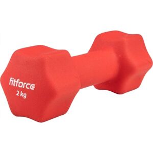 Fitforce FDBN 2 KG Kézi súlyzó, piros, méret 2 kg