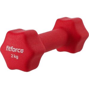Fitforce FDBN 2 KG Kézi súlyzó, piros, veľkosť 2 kg