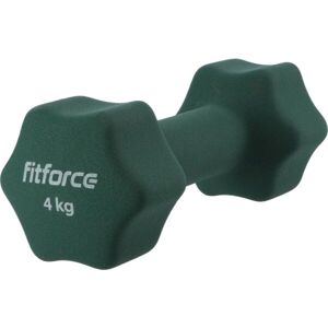 Fitforce FDBN 4 KG Kézi súlyzó, sötétzöld, méret 4 kg