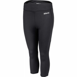 Fitforce FORMENTERA Női 3/4-es fitnesz leggings, fekete, veľkosť XL
