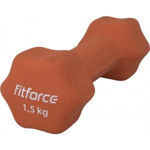 Fitforce EGYKEZES SÚLYZÓ 1.5KG Egykezes súlyzó, narancssárga, veľkosť 1,5 kg