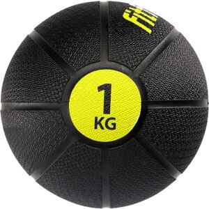 Fitforce MEDICINE BALL 1 KG Medicinbal, fekete, veľkosť 1 kg