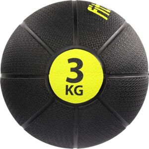 Fitforce MEDICINE BALL 3 KG Medicinbal, fekete, veľkosť 3 kg