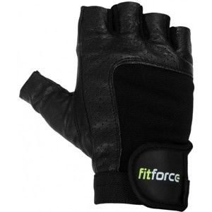 Fitforce PFR01 Fitness kesztyű, fekete, veľkosť L
