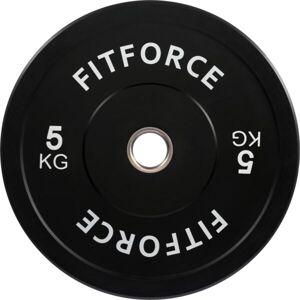 Fitforce PLRO 5 KG x 50 MM Súlyzótárcsa, fekete, veľkosť 5 kg