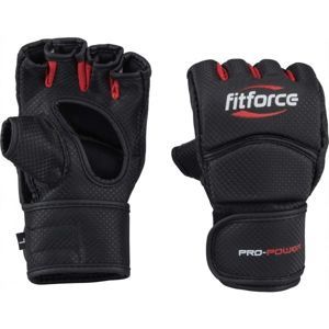 Fitforce PRO POWER MMA ujjatlan kesztyű, fekete, méret L
