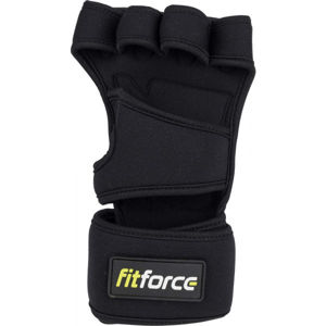 Fitforce TAUR Fitness kesztyű, fekete, méret XL