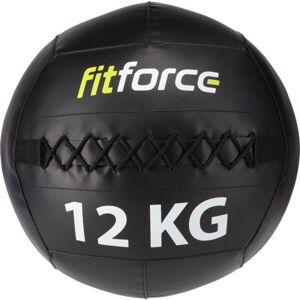 Fitforce WALL BALL 12 KG Medicinbal, fekete, méret 12 kg