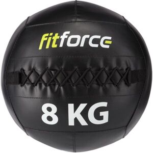 Fitforce WALL BALL 8 KG Medicinbal, fekete, méret 8 kg