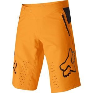 Fox DEFEND SHORT narancssárga 28 - Férfi kerékpáros rövidnadrág