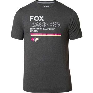 Fox ANALOG SS TECH TEE sötétszürke XL - Férfi póló
