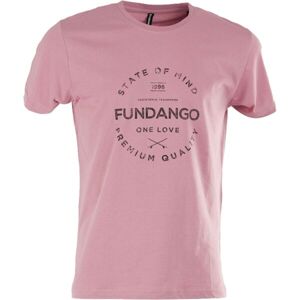 FUNDANGO BASIC Férfi póló, rózsaszín, méret