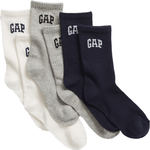 GAP B ARCH 3PK Gyerek magas szárú zokni, mix, veľkosť M