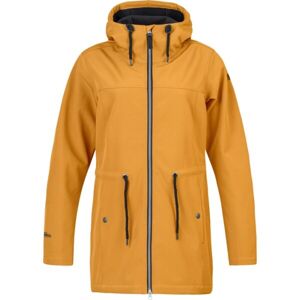 Hannah CORNEY Női membrános softshell kabát, sárga, méret 40