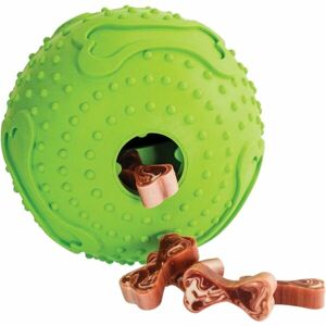 HIPHOP TREATING BALL 9.5 CM Jutalomfalatos labda, zöld, méret