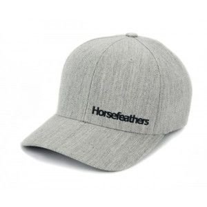 Horsefeathers BECKETT CAP Flexfit baseball sapka, szürke, méret UNI