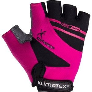 Klimatex SENCE rózsaszín L - Uniszex kerékpáros kesztyű