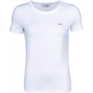 Lacoste ZERO NECK SS T-SHIRT fehér S - Női póló