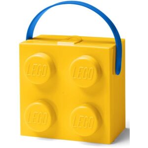LEGO Storage HANDLE BOX Uzsonnásdoboz, sárga, méret