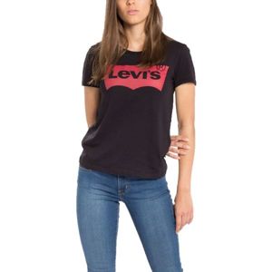 Levi's THE PERFECT TEE Női póló, fekete, veľkosť S