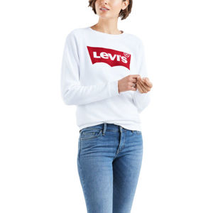 Levi's RELAXED GRAPHIC CREW fehér M - Női pulóver