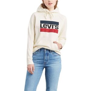 Levi's GRAPHIC SPORTHOODIE fehér M - Női pulóver