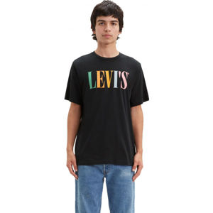 Levi's RELAXED GRAPHIC TEE 90'S fekete XL - Férfi póló