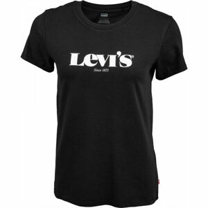Levi's THE PERFECT TEE Női póló, fekete, veľkosť L