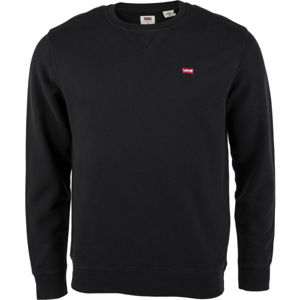 Levi's NEW ORIGINAL CREW CORE Férfi pulóver, fekete, méret XXL